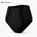 Warmoura Standard wrap in black, shown flat