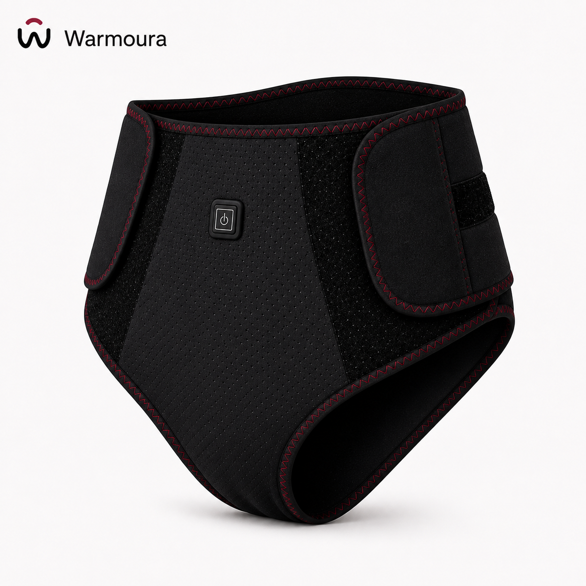 The Warmoura Standard wrap in black, before it is worn