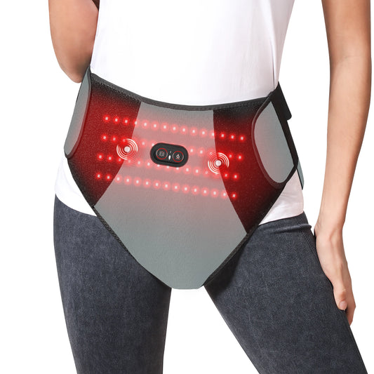 Period Heating Pad Period Cramps Massager for Women 3 Vibration Heat Settings New Upgrade Menstrual Abdomen Pain Cramps Relief