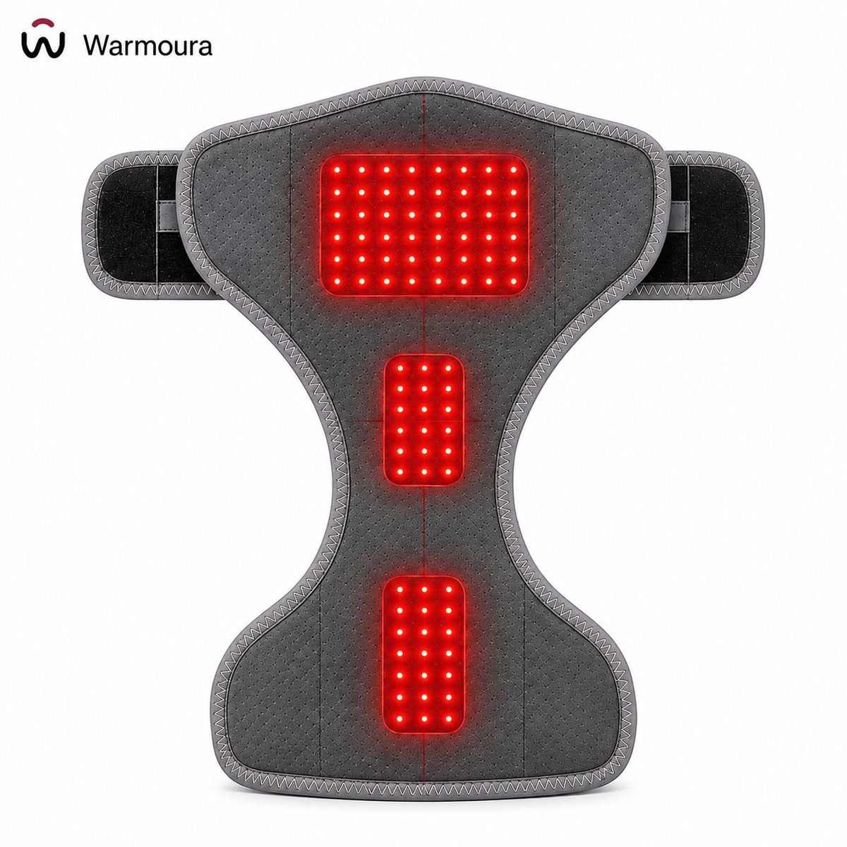 Warmoura Standard wrap in grey, adjustable fastening detail